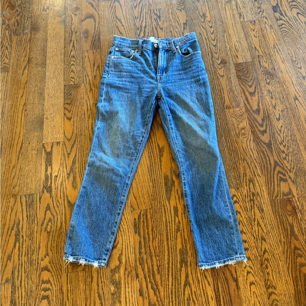 Madewell High Rise Slim Crop Boy Jean